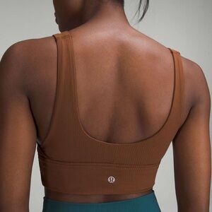 Lululemon Align Ribbed Bra *Light Support C/D Cup, Roasted Brown